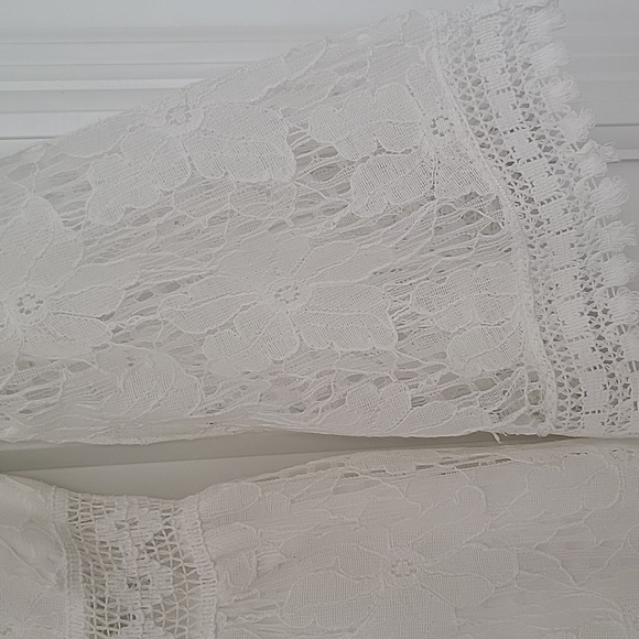 1 Left Size Small HUGE DISCOUNT GEORGEOUS,  Beautiful Bohemian Lace Maxi Dress - Picture 9 of 11